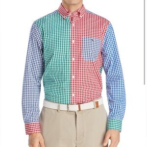 Vineyard Vines Multi-Colored gingham/Checkered “Tucker”Shirt